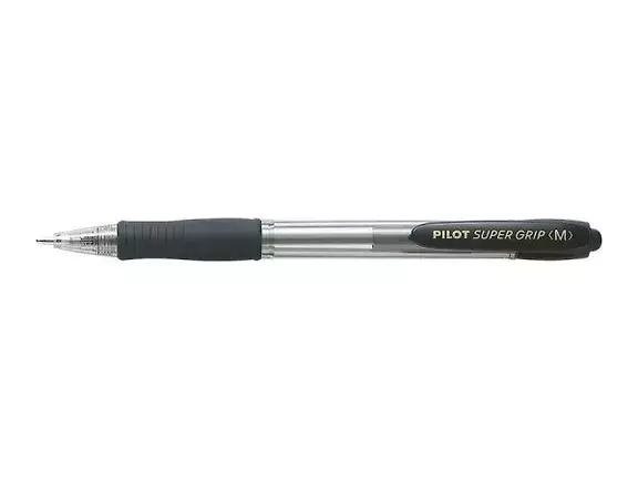 Kuulakärkkynä Pilot Super Grip 1,0 musta - Kuivamustekynät - PLT154881 - 1