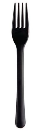 ABENA Haarukka 18,5cm Musta, 50kpl/pss - Kertakäyttöaterimet - 1999903101 - 1