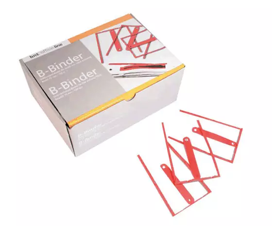 Arkistointihaarukka B-binder 8cm - Niputusliuskat, reiänvahvistimet - 62201 - 1