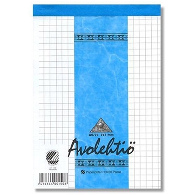 Avolehtiö A5/70 7X7 perforoitu Joutsenmerkki - Avolehtiöt - 242041 - 1