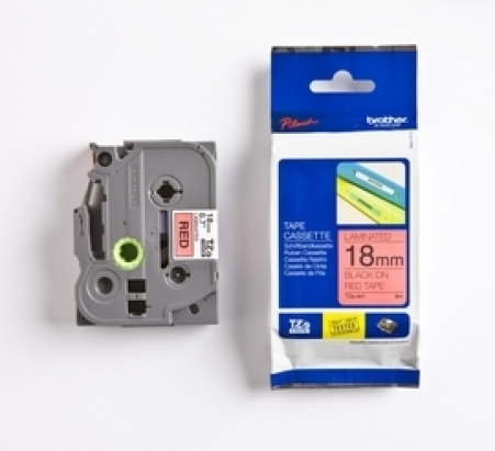 Brother TZ-441 18mm punainen/musta - Brother tarrakirjoittimet ja tarrateipit - TZ-441 - 1