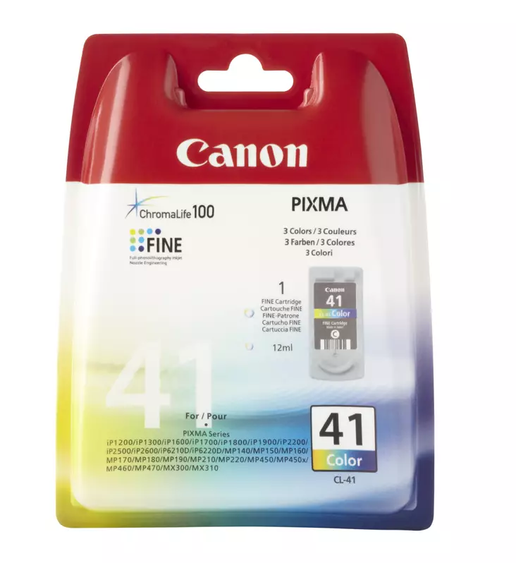 Canon CL-41 3-väri - Canon mustesuihkupatruunat - 0617B001 - 1