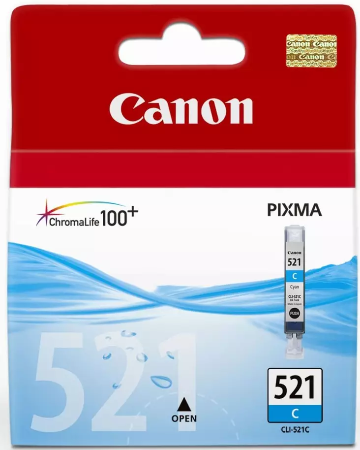 Canon CLI-521C sininen väripatruuna - Canon mustesuihkupatruunat - 2934B001 - 1