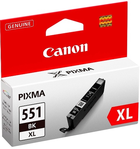 Canon CLI-551BK XL musta mustepatruuna 11ml 250s. - Canon mustesuihkupatruunat - 6443B001 - 1