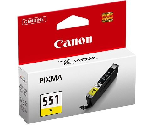 Canon CLI-551Y,Yell. Pixma iP7250,MG5450/6350 - Canon mustesuihkupatruunat - 6511b001 - 1