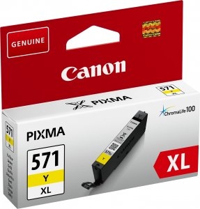 Canon CLI-571Y XL keltainen 715s. - Canon mustesuihkupatruunat - 0334C001 - 1