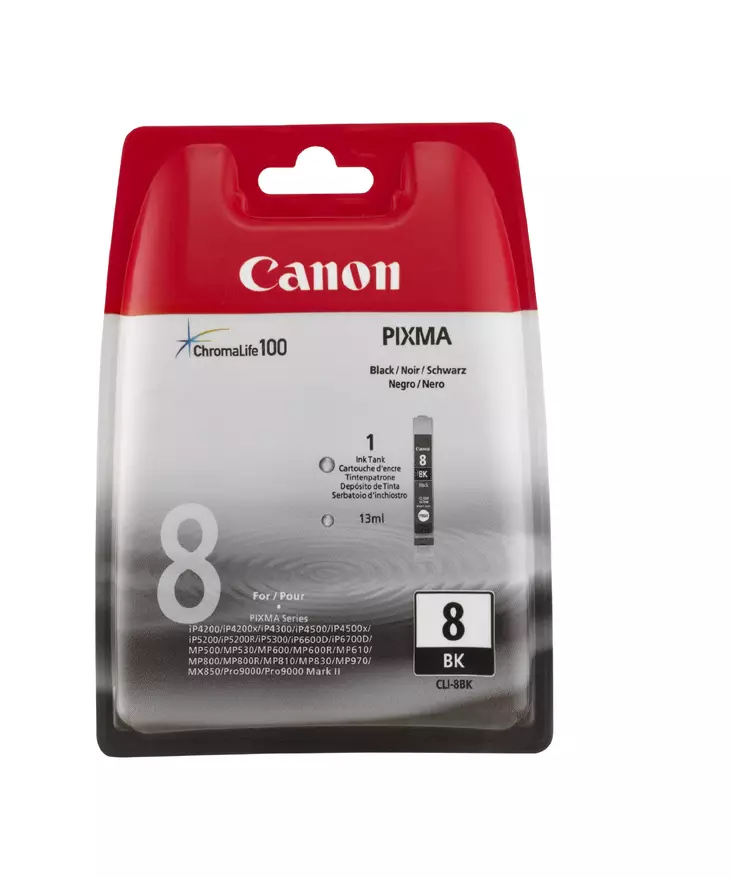 Canon CLI-8BK musta väripatruuna - Canon mustesuihkupatruunat - 0620B001 - 1