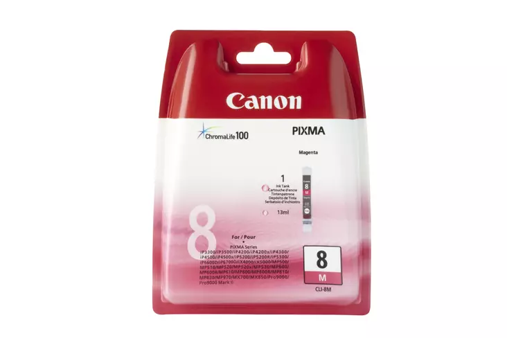 Canon CLI-8M magenta väripatruuna - Canon mustesuihkupatruunat - 0622B001 - 1