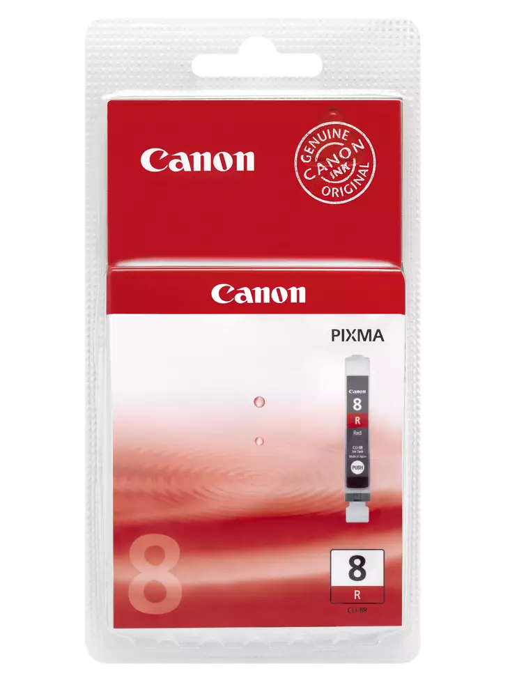 Canon CLI-8R punainen väripatruuna - Canon mustesuihkupatruunat - 0626B001 - 1