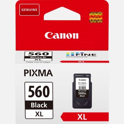 Canon CRG PG-560XL Musta XL-suurteho - Canon mustesuihkupatruunat - 3712C001 - 1