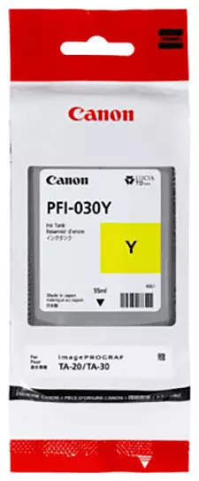 Canon Ink PFI-030Y / 3492C001 Yellow - Canon mustesuihkupatruunat - 3492C001 - 1