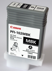Canon PFI-102MBk mattamusta IPF 500/600/700 - Canon mustesuihkupatruunat - 0894B001 - 1