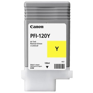 Canon PFI-120 Keltainen, 130ml - Canon mustesuihkupatruunat - 2888C001 - 1