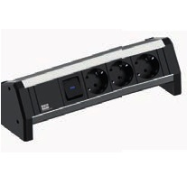 DESK - 3xSchuko & 1xswitch - Table Connection - 339.1001 - 1