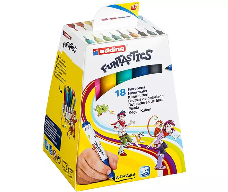 EDDING 14/18S FUNTASTICS HUOPAKYNÄ 18V. - Merkkauskynät, -tussit - 68441 - 1