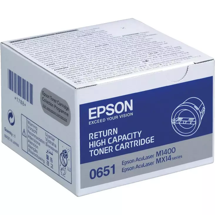 Epson AL-M1400 HC värikasetti 2.2K - Epson laserkasetit - S050651 - 1