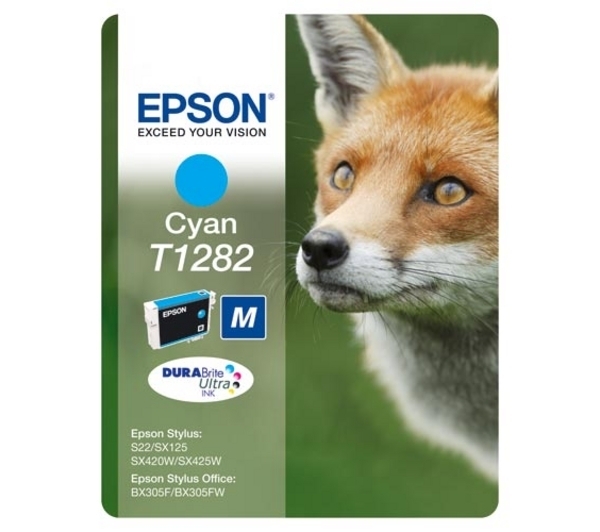 Epson DURABrite T1282 syaani mustekasetti. 3.5 ml - Epson mustesuihkupatruunat - T12824011 - 1