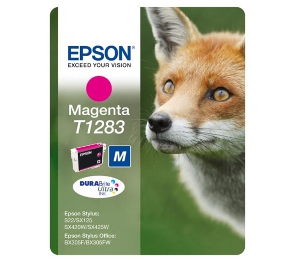 Epson DURABrite T1283 magenta mustekasetti. 3.5 ml - Epson mustesuihkupatruunat - T12834011 - 1