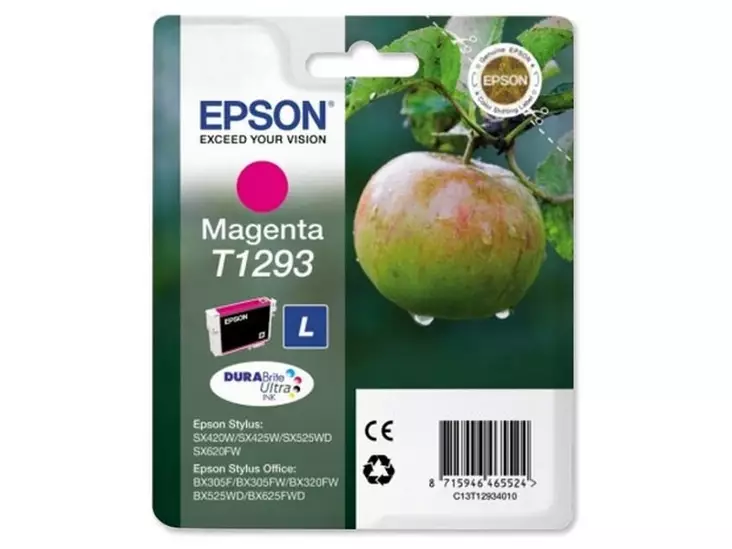 Epson DURABrite T1293 magenta mustekasetti. 7 ml - Epson mustesuihkupatruunat - T12934011 - 1