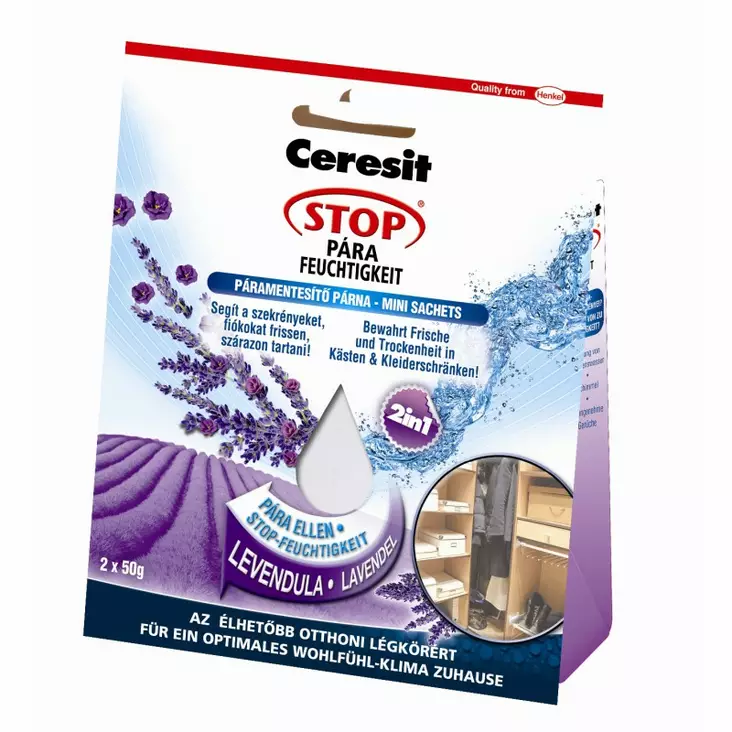 Henkel Ceresit ilmankuivaaja 2IN1 2X50GR Laventeli - Ilmanraikastimet - 1456471 - 1