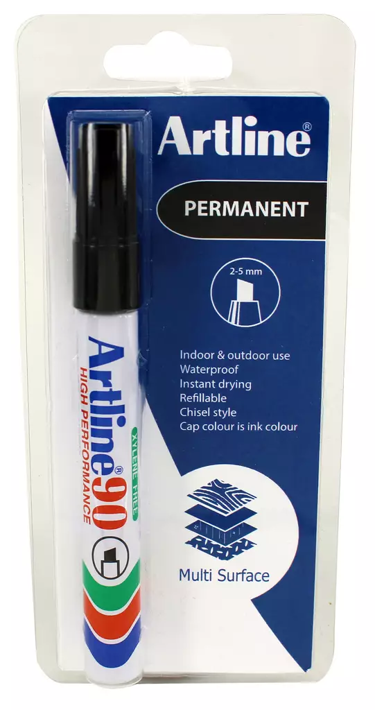 Huopakynä EK-90/C1 5.0mm musta - Merkkauskynät, -tussit - ART009002B1 - 1