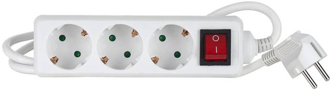 Jatkojohto 3-os. AIRAM 3m Katkaisijalla - Valaisimet, jatkojohdot - 134601 - 1