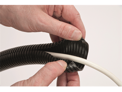 Kaapelikouru D-Line32mmx1,1m musta - Muut kaapelit - 391021 - 1