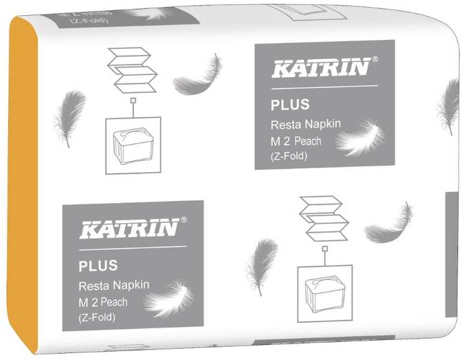 Katrin Resta -annostelijaliina Persikka, 2-krs, 14x150kpl/ltk - Lautasliinat, Servetit - 31481 - 1