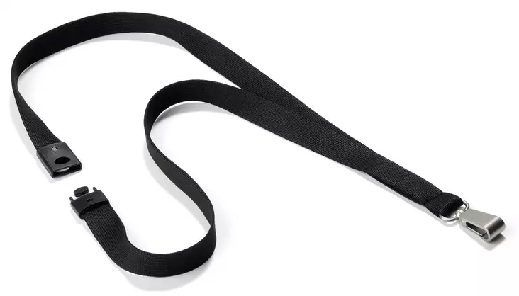 Kaulanauha Durable 8127 44 cm musta, 10 kpl/pkt - Nimikortit, kongressineulat, kaulanauhat - 812701 - 1