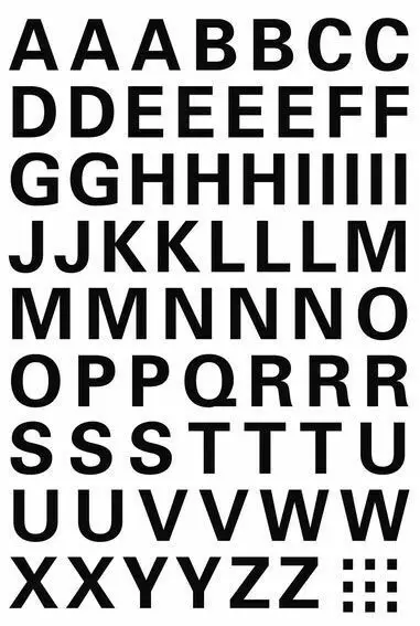 Kirjaintarra HER4158, 10mm/63 tarraa - Tarra-etiketit - 115091 - 3