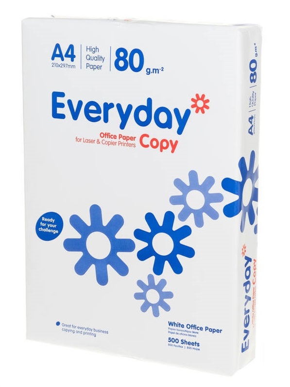 Kopiopaperi Everyday A4/80g - Valkoiset tulostuspaperit - 112111 - 1
