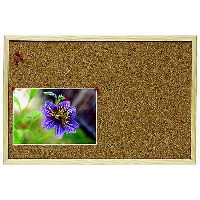 Korkkitaulu Q-Connect Economy 400X600mm - Lasi,valko,pellava,korkki,fläppi,-taulut - 553301 - 1