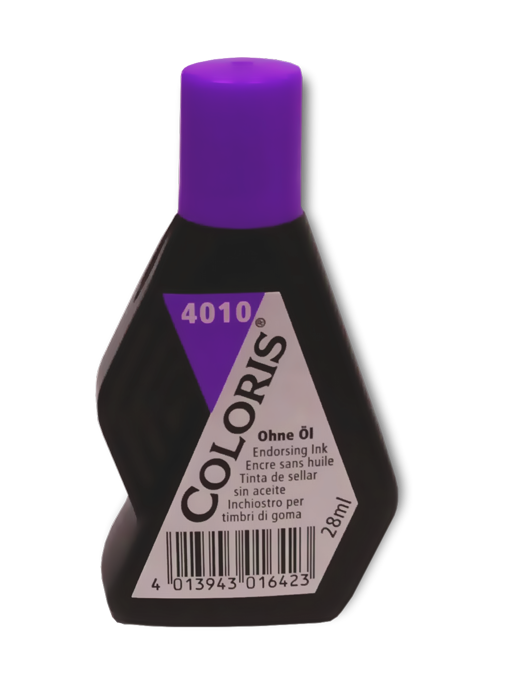 Kumileimasinväri Coloris 4010 28ml violetti - Leimasimet - 1012001 - 1