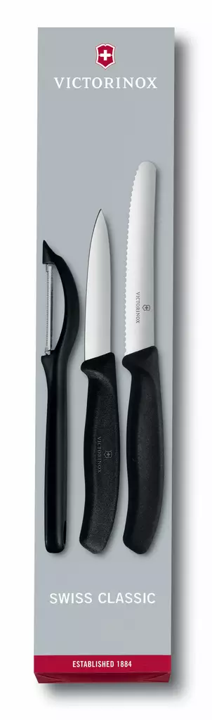Kuorimaveitsisetti, musta - Keittiöveitset - 6.7113.31 - 1