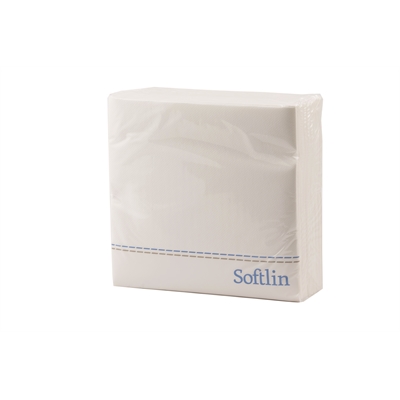 Lautasliina Softlin Classic 39 cm valkoinen/50 - Lautasliinat, Servetit - 206131 - 1