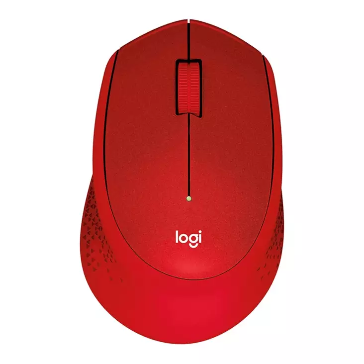 Logitech hiiri M330 Silent Plus punainen - Tietokonehiiret - 910-004911 - 1