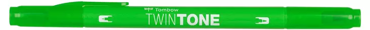 Marker Tombow TwinTone vaaleanvihreä 0,3/0,8 - Merkkauskynät, -tussit - TOM13061 - 1