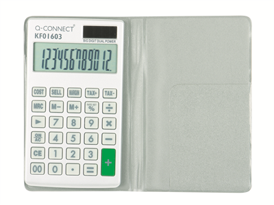 Nelilaskin Q-Connect 10-numero lompakko KF01603 - Taskulaskimet - 387061 - 1