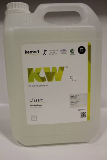 Nestesaippua 5L kannu KW hajusteeton - Henkilöhygienia, ihon hoitotuotteet - 156991 - 1