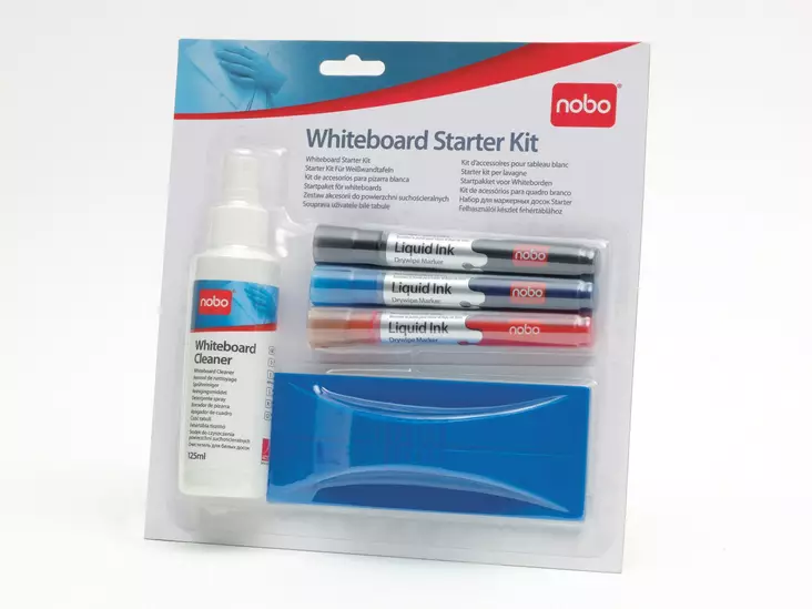 Nobo Starter Kit valkotaululle - Taulutarvikkeet - NOB34438861 - 1