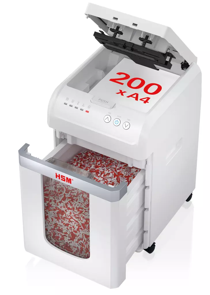 Paperintuhooja HSM X200 P4 Automatic - Paperintuhoojat - 1035111 - 1