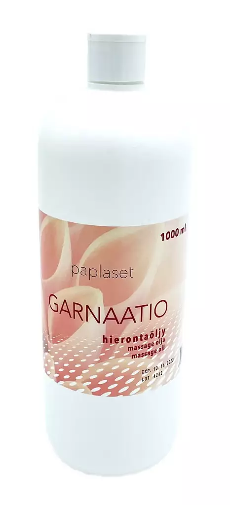 Paplaset Garnaatioöljy 1L - Suojaliinat, pefletit, kasvopyyhkeet - 55101 - 1