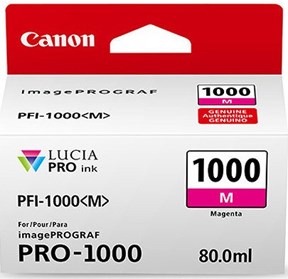 PFI-1000 magenta mustesäiliö - Canon mustesuihkupatruunat - 0548C001 - 1