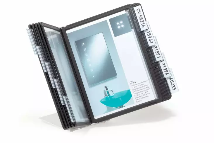 Pöytäteline Vario 10 taskua 5506 A5 - Selailutelineet, pikahakutelineet - 550601 - 2