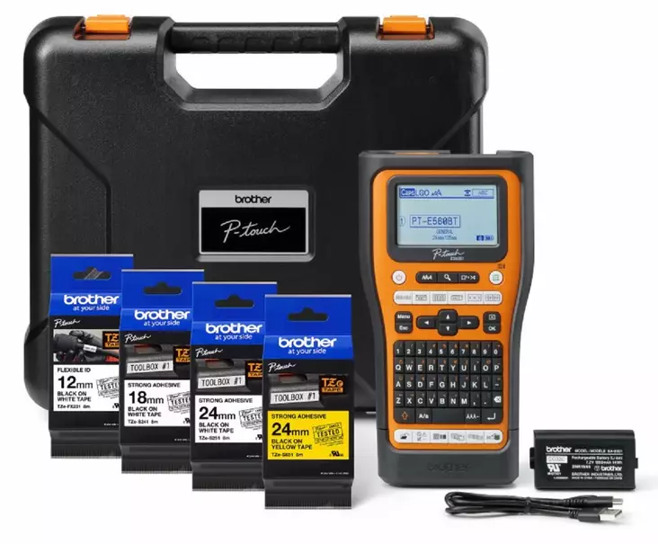 PT-E560BTSP Pro Bluetooth Kampanja pkt - Brother tarrakirjoittimet ja tarrateipit - PTE560BTSPQL1 - 4