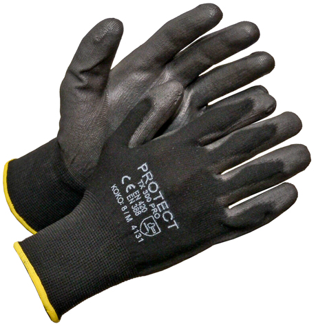 PU-pinnoitettu saumaton nylonsormikas. Koko XXL/11. - Ensiapu, työsuojaus ja työterveys - TX300PRO-11 - 1