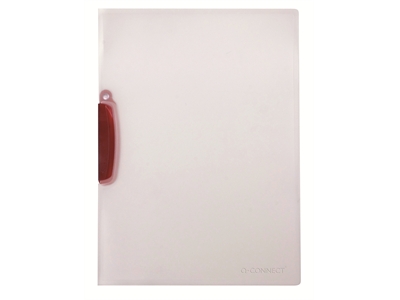 Puristuskansio Q-Connect Colour Clip punainen - Kansiot - 202401 - 1