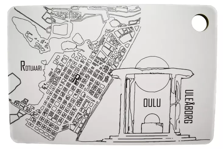 Rotuaari- leikkuulauta Valkoinen - Rotuaari sarja - TIIMA1 - 1