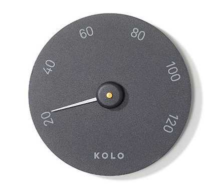 Saunamittari musta - Kolo Sauna - KK90071 - 1