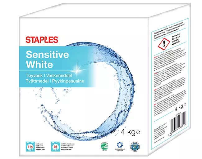 STAPLES PYYKINPESUJAUHE WHITE 4 KG - Pyykinpesu - 81881 - 1